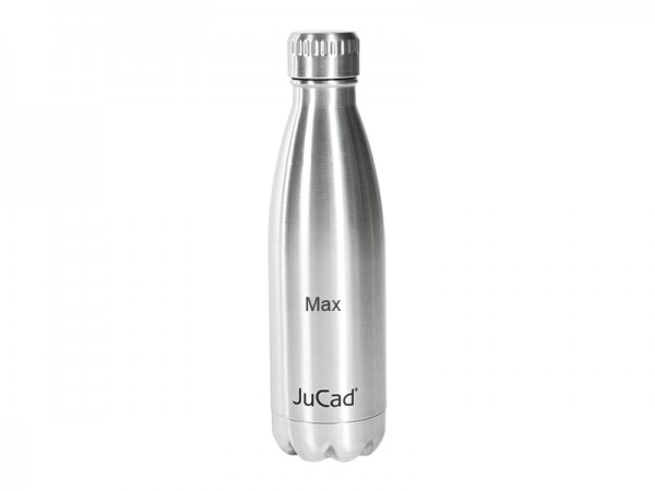 Bouteille isotherme JuCad en acier inoxydable, personnalisable