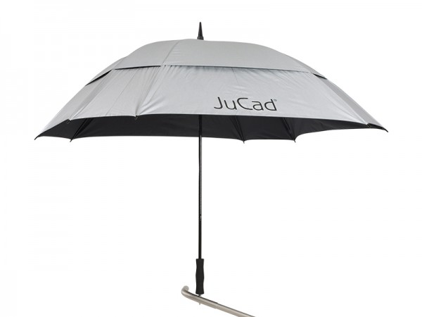 JuCad Schirm Windproof mit Stift silber