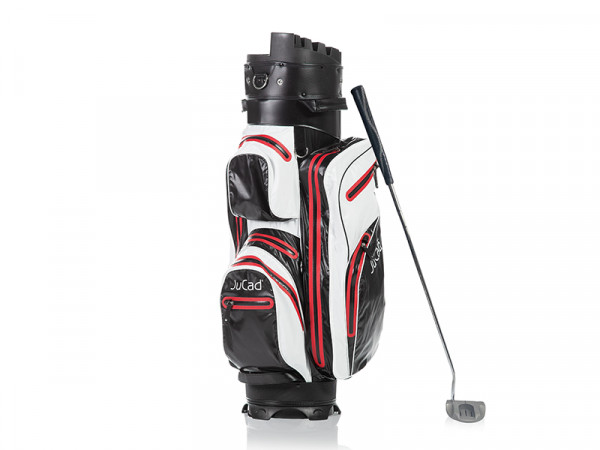 JuCad Bag Manager Dry schwarz-weiß-rot + Putter